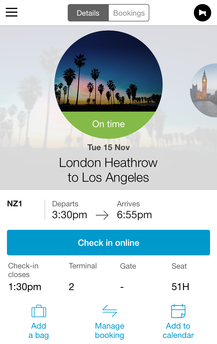 Tried + Tested: Mobile Check In with Air New Zealand